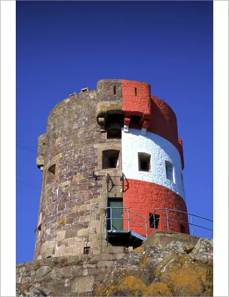 Archirondel Tower, St. Catherines Bay, Jersey, Channel Islands