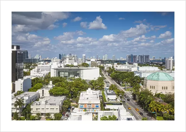U. S. A, Miami, Miami beach, South Beach, View of New World Symphony