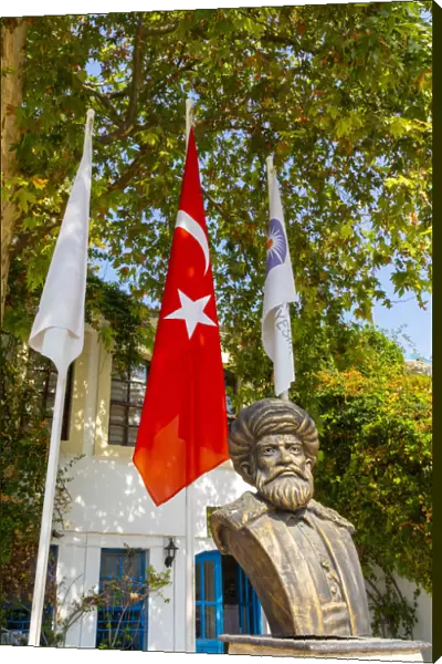 Statue of Hayreddin Barbarossa, Antalya, Turkey