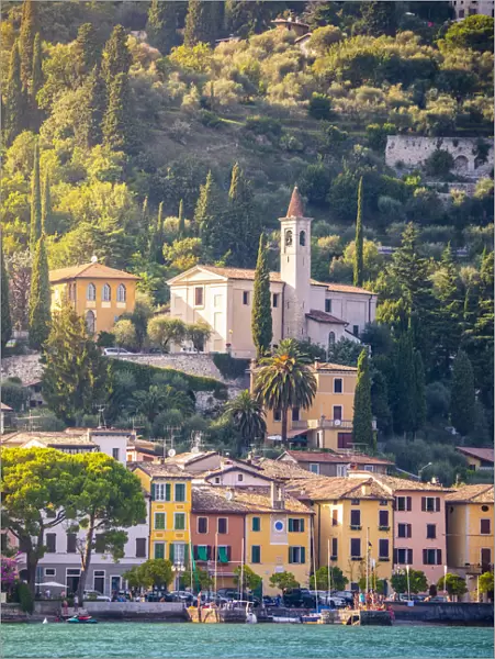 Gargnano village, Brescia province, Garda lake, Lombardy, Italy