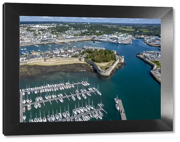 France, Brittany; Concarneau, walled Town