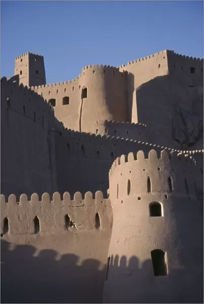 10127864. IRAN Kerman Province Bam Arg e Bam Citadel Crenellations 