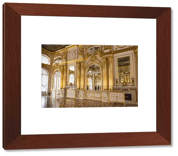 Russia, Saint Petersburg, Decorative interior, Catherine Palace, Tsarskoye Selo, Pushkin