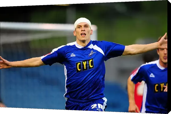Millwall's Steve Morison: First Goal in Play-Off Semi-Final vs. Huddersfield Town, Football League One - The Thrill of Scoring at The New Den