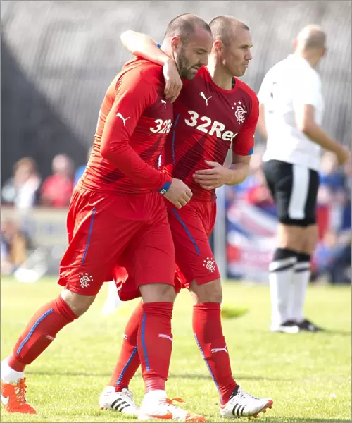 Rangers Strikers Kris Boyd and Kenny Miller: A Goal Celebration to Remember