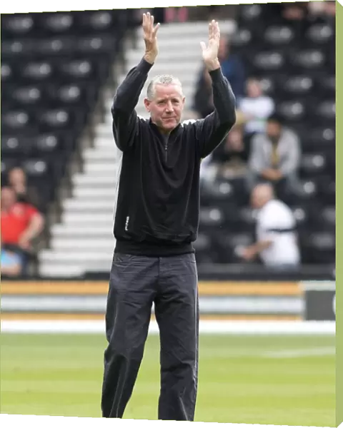 Former Rangers Star Ted McMinn Reunites with Derby County at iPro Stadium Ahead of Friendly Match