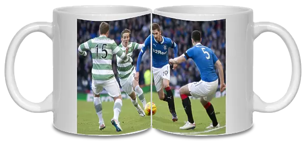 Rangers vs. Celtic: A Battle at Hampden Park - Kyle Hutton vs. Stefan Johansen in the Scottish League Cup Semi-Final Showdown