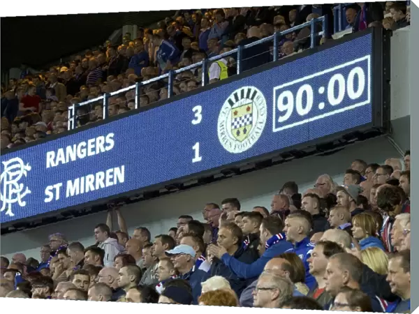 Rangers vs St Mirren: Ibrox Stadium - 2003 Scottish Cup Championship Match Scoreboard