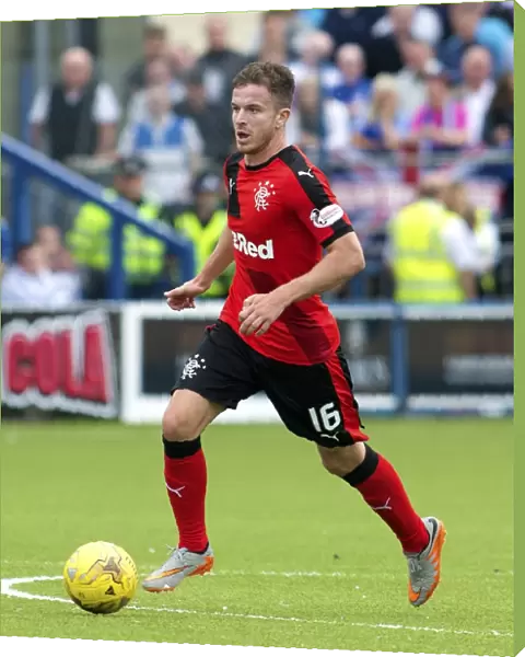 Rangers Andy Halliday in Action at Palmerston Park during Ladbrokes Championship Match