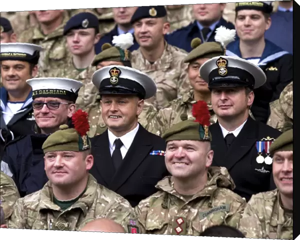 Honoring Heroes: Armed Forces Salute Rangers at Ibrox Stadium