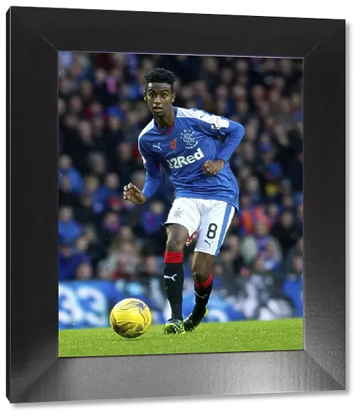 Gedion Zelalem in Action: Rangers vs Alloa Athletic - Scottish Championship Match at Ibrox Stadium