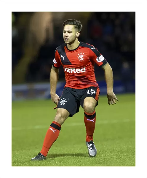 Rangers Harry Forrester in Action at Starks Park: Battling Raith Rovers in the Ladbrokes Championship