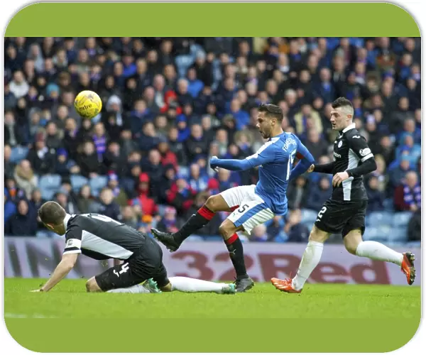Rangers Harry Forrester Chasing Victory: Battle at Ibrox Against Queen of the South in Ladbrokes Championship