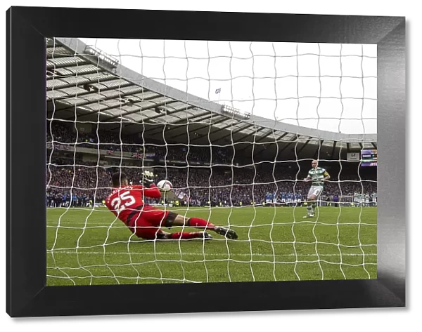 Rangers vs Celtic: Wes Foderingham's Heroic Save at the Scottish Cup Semi-Final, Hampden Park