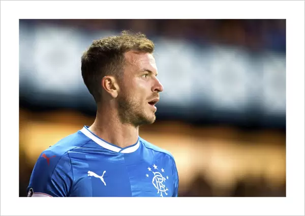 Andy Halliday in Action: Rangers vs Peterhead - Betfred Cup Clash at Ibrox Stadium