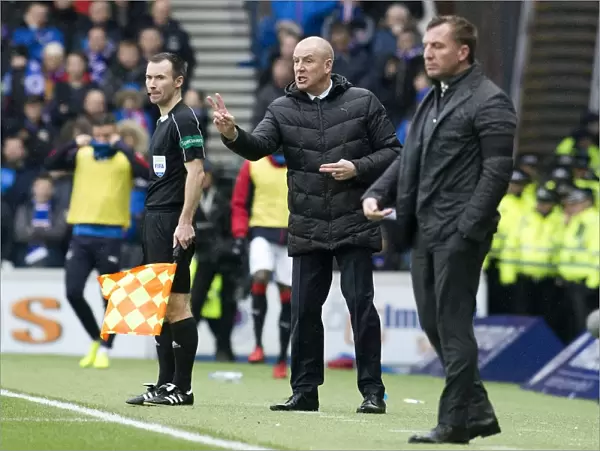 Mark Warburton Leads Rangers in Epic Clash Against Celtic at Ibrox Stadium