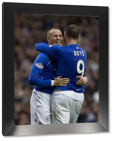 Five-Star Rangers: Miller and Boyd's Unforgettable Celebration after a 5-0 Ibrox Thriller