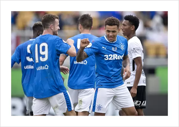 Rangers: Tavernier and Halliday's Goal Celebration in Florida Cup Victory