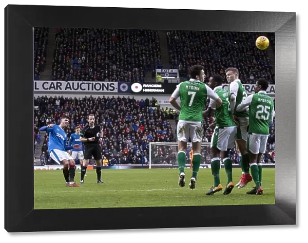 Sean Goss Scores Epic Free-Kick: Rangers vs Hibernian, Ladbrokes Premiership, Ibrox Stadium