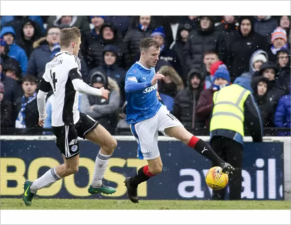 Rangers Andy Halliday in Action: Scottish Cup Fifth Round at Ayr United (2003 Winners)