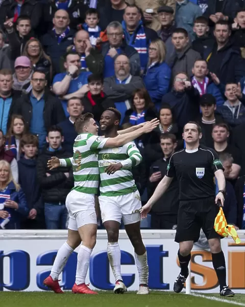 Moussa Dembele and James Forrest: Celebrating Glory Amidst the Intense Ibrox Rivalry