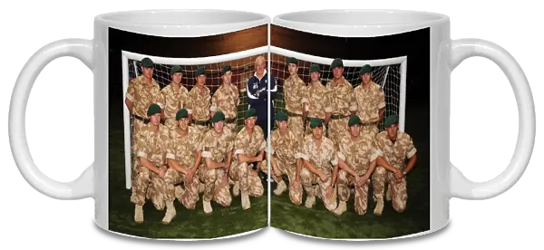 Rangers Manager Walter Smith Interacts with Armed Forces Personnel at Murray Park Training, May 2009