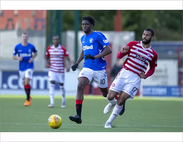 Rangers vs Hamilton Academical: Ovie Ejaria in Action at Hope Central Business District Stadium