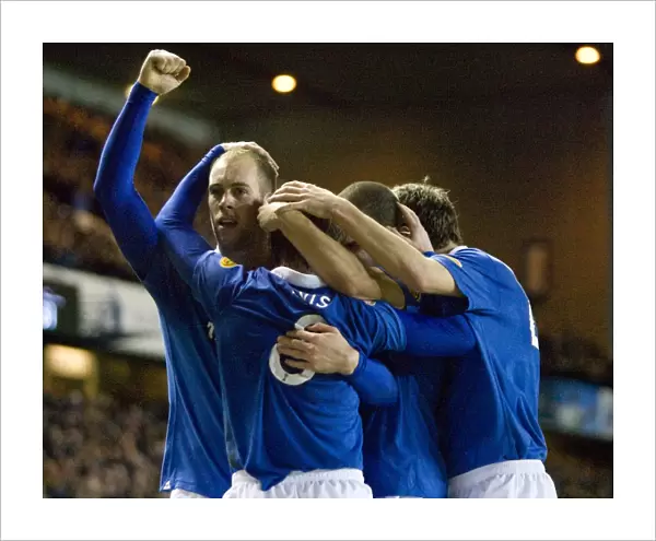 Rangers Steven Davis Scores the Thrilling 1-0 Winner Against Inverness Caledonian Thistle at Ibrox