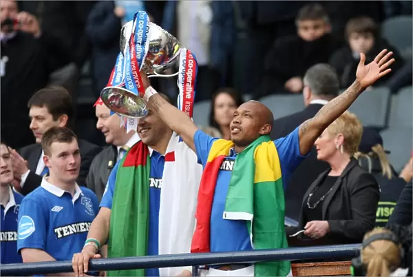 Rangers Football Club: El Hadji Diouf's Co-op Cup Triumph at Hampden Stadium (2011) - The Glory of the Trophy Lift