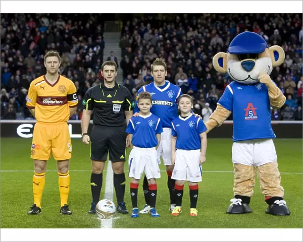Triumphant Rangers: 3-0 Victory over Motherwell at Ibrox Stadium with Mascots