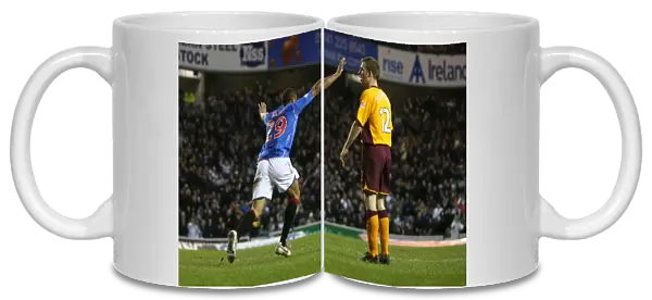 Daniel Cousin's Thrilling Debut Goal: Rangers 3-1 Victory Over Motherwell at Ibrox (Clydesdale Bank Premier League)