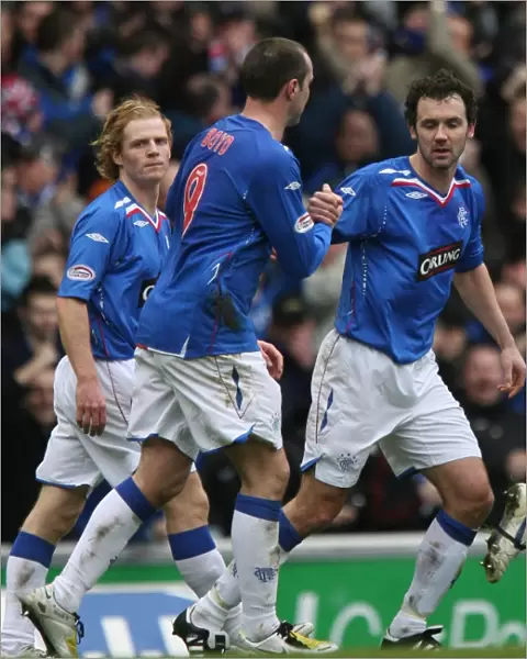 Christian Dailly's Exultant Moment: Rangers 3-1 Triumph Over Aberdeen (Clydesdale Bank Scottish Premier League)