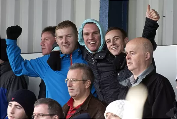 Rangers FC: Montrose 2-4 Rangers - Euphoric Celebrations in the Stands