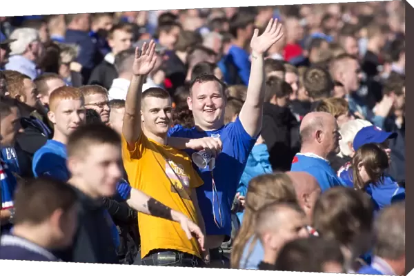 Rangers FC: Unforgettable Moment at Forfar Athletic's Station Park - League 1 Victory Celebration