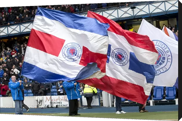 Scottish Cup Victory: Rangers Flag Bearers Triumph at Ibrox Stadium (2003)