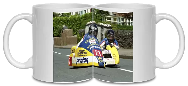 Conrad Harrison & Carl Kirwin (Windle Yamaha) 1996 Sidecar TT