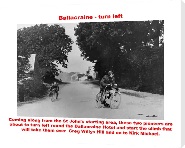 Ballacraine - turn left