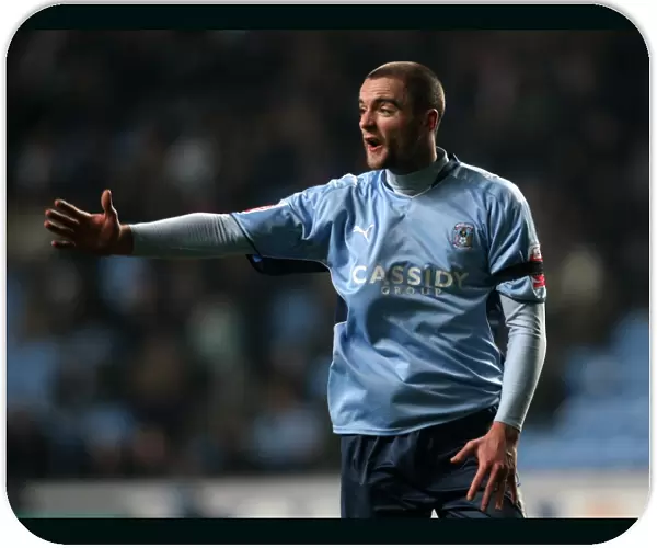 James McPake in Action: Coventry City vs Nottingham Forest Championship Match (09-02-2010)