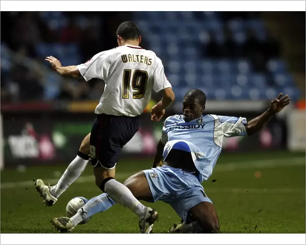 Isaac Osbourne vs. Jon Walters: Intense Moment in Coventry City vs. Ipswich Town Championship Clash (2007)