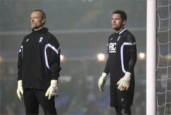 Birmingham City FC: Foster and Taylor in Goal - A Premier League Showdown at St. Andrew's vs Manchester United