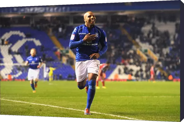 Marlon King's Double: Birmingham City's Victory Over Middlesbrough in Npower Championship (St. Andrew's - 30-11-2012)