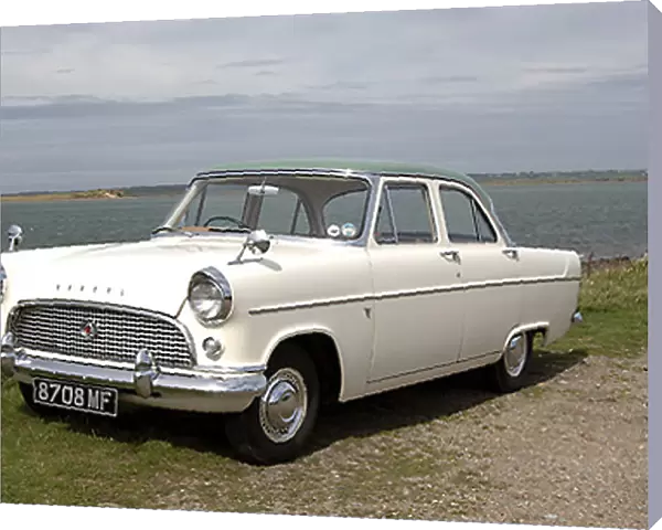 Ford Consul Mk. 2, 1961, White, & green