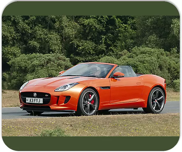 Jaguar F-Type V6s Convertible 2014 Orange metallic