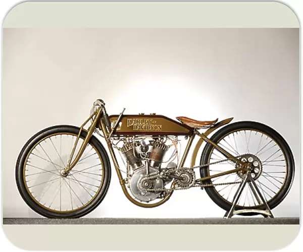 Harley Davidson V-Twin Racer, 1921, Brown