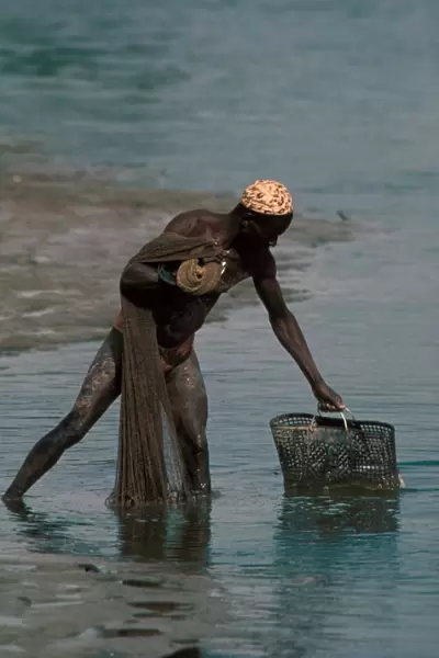 Gambia Native Fisherman  /  Gambia
