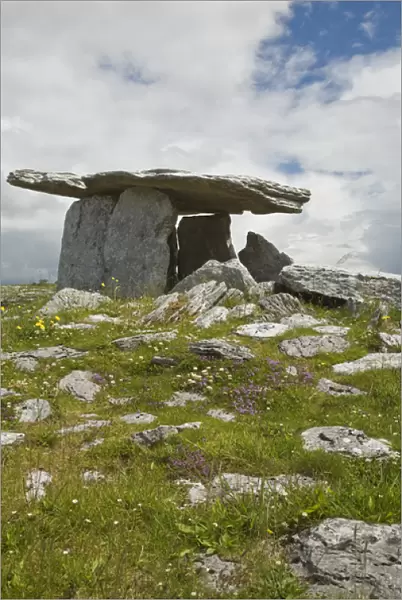 Ireland, The Burren. The Poulnabrone Stones