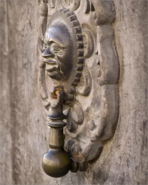 Antigua, Guatemala: Door knocker close up