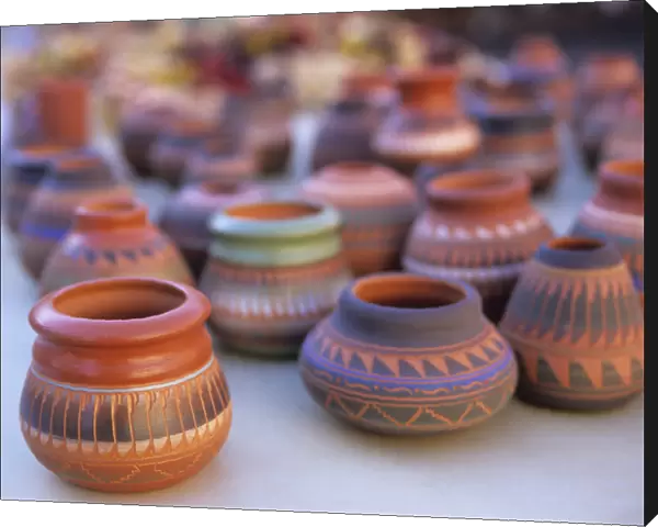 Handmade Native American pottery in historic and charming Santa Fe, NM