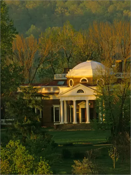 Monticello, Home of Thomas Jefferson, Albemarle County, Virginia, USA