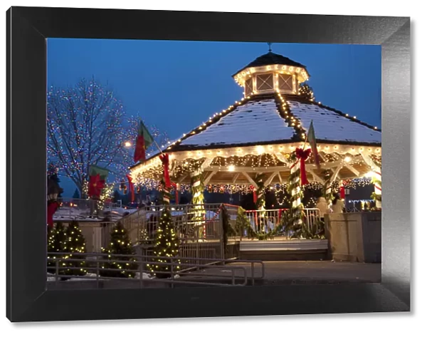 USA, Washington, Leavenworth at Christmas